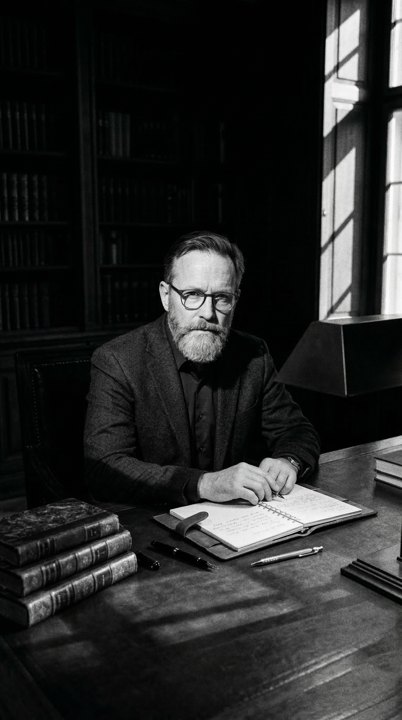 Lennart Kern am Schreibtisch